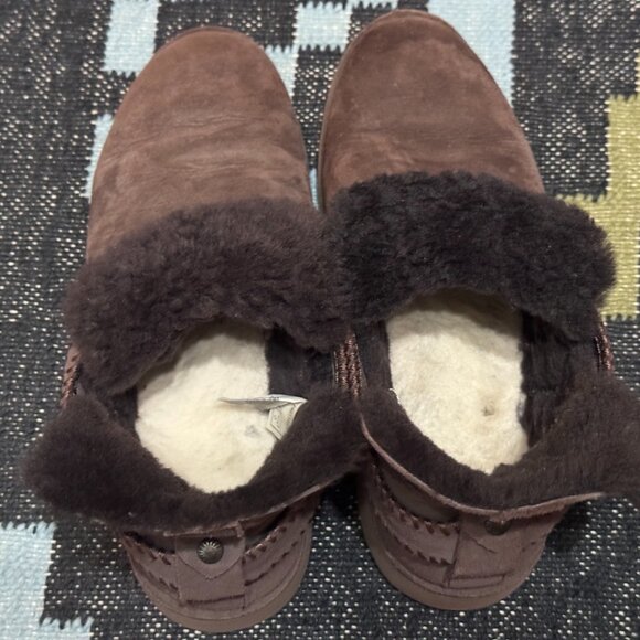 UGG McKay Short Harness Boot, Chocolate Brown, US Women's 9.5 - Picture 14 of 16
